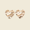 Boucles d'oreilles clous couleur or femme