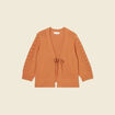 Gilet éco-responsable rouge foncé femme