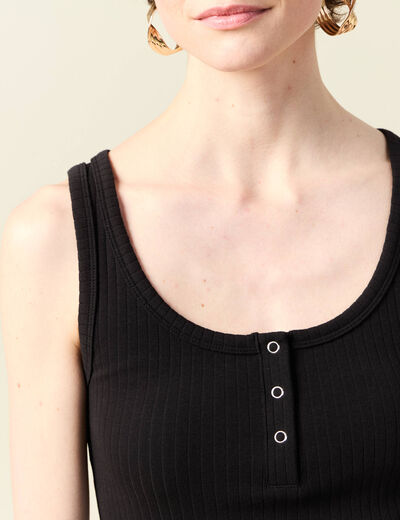 Débardeur sans manches noir femme