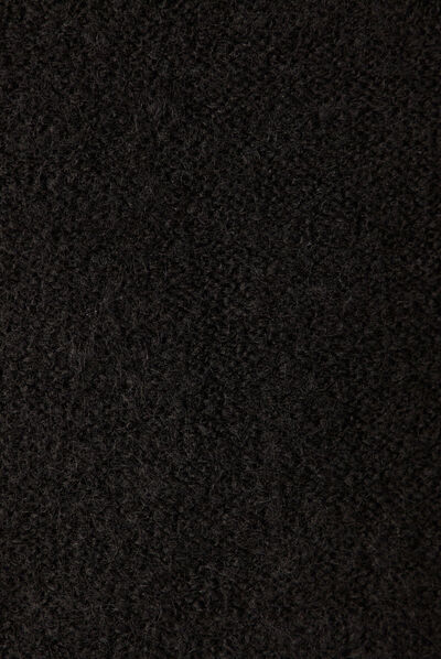Pull manches longues noir homme