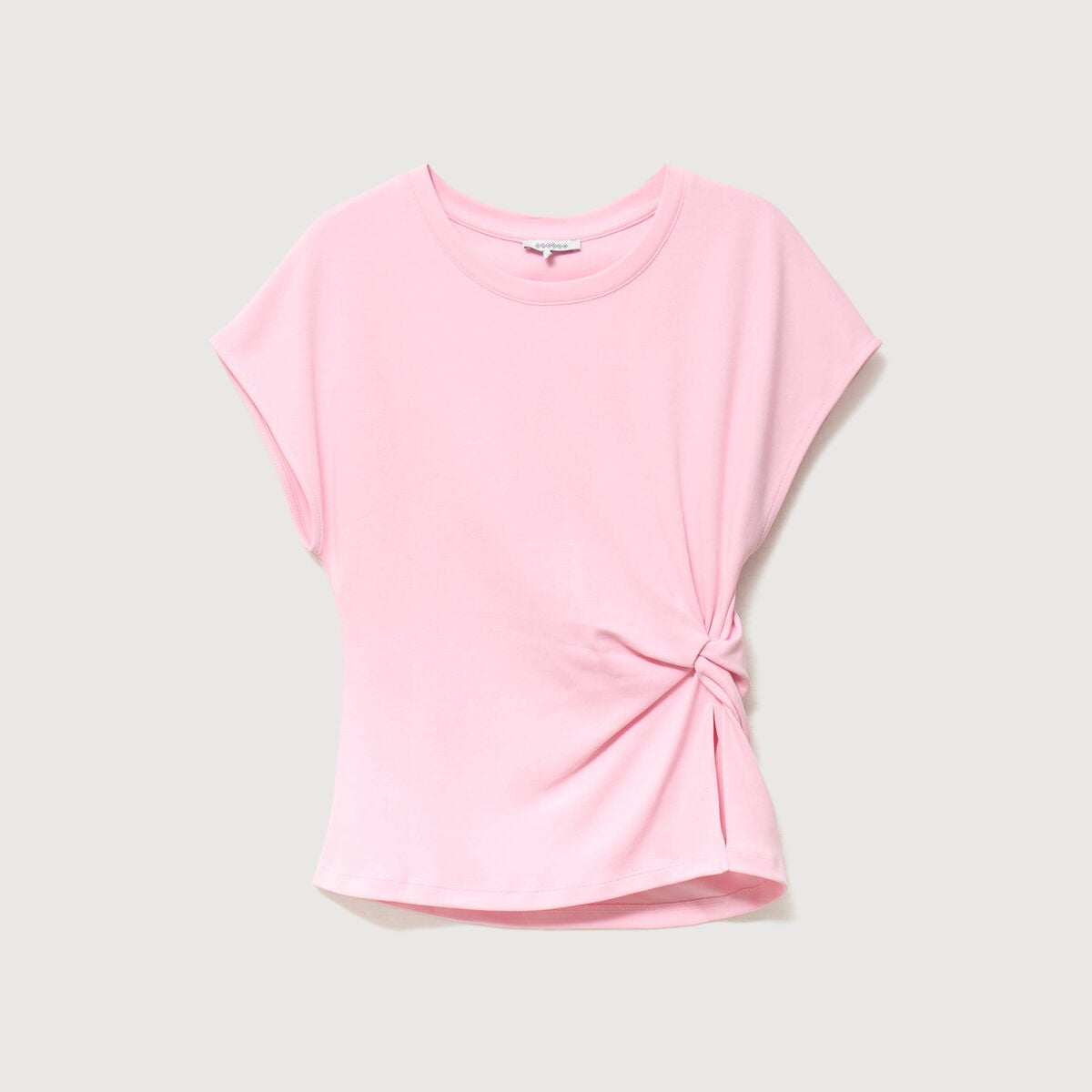T-shirt en coton rose clair femme