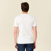 T-shirt manches courtes ecru homme