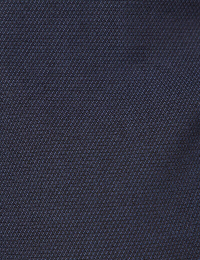 Chemise cintr&eacute;e manches longues bleu fonc&eacute; homme