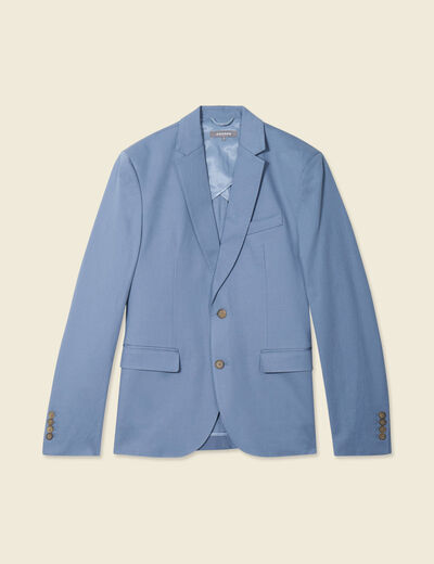 Veste blazer cintré bleu foncé homme