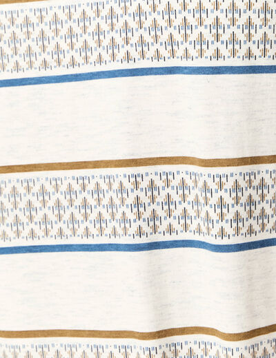 T-shirt manches courtes beige homme