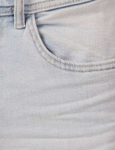 Jeans slim éco-responsable denim snow bleach homme