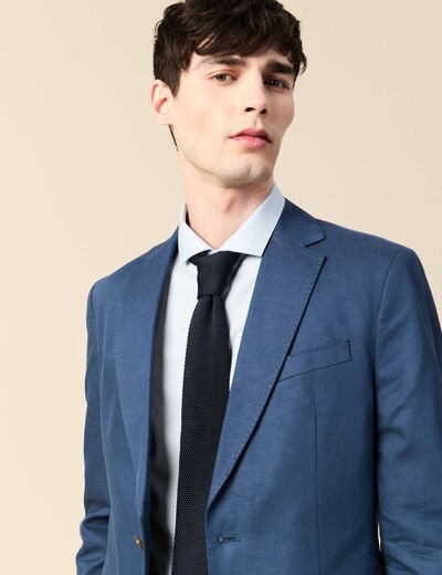 Cravate bleu marine homme
