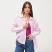 Chemise manches longues rose femme