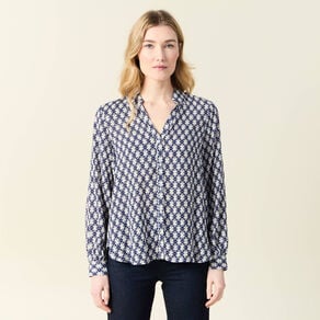 blouse manches longues bleu femme Blouse manches longues bleu femme