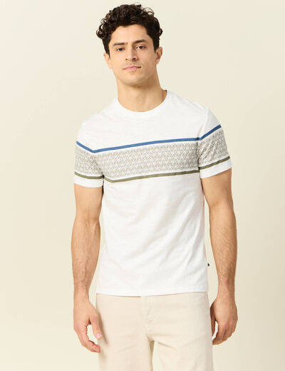 T-shirt éco-responsable vert kaki homme