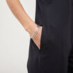 Bracelet multi anneaux couleur argent femme