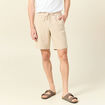 Short droit &agrave; coulisse sable homme
