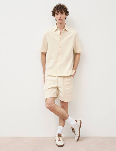 Bermuda ecru homme