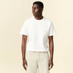 T-shirt manches courtes ecru homme