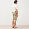 Short vert olive homme