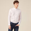 Chemise manches longues blanc homme