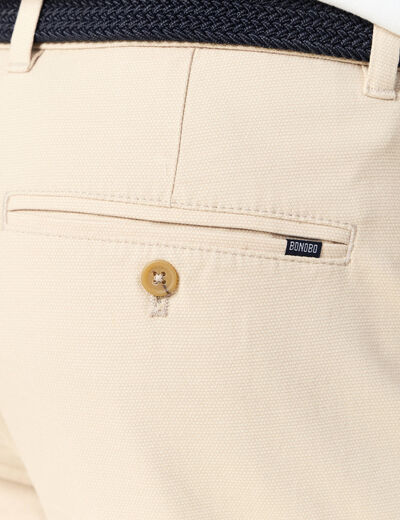 Pantalon chino straight sable homme