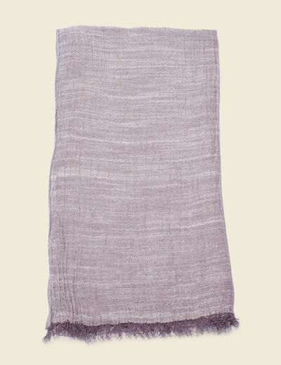 Foulard plissé vert foncé homme