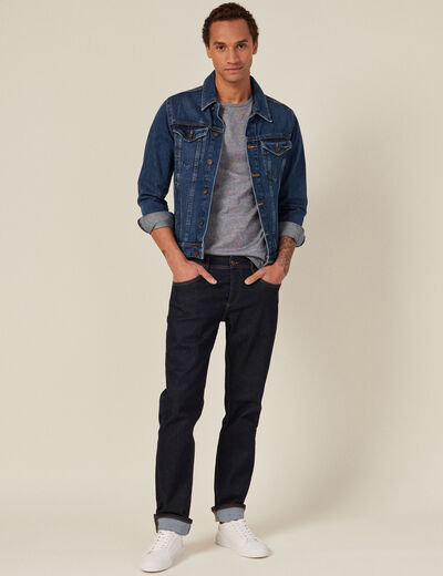T-shirt éco-responsable bleu marine homme