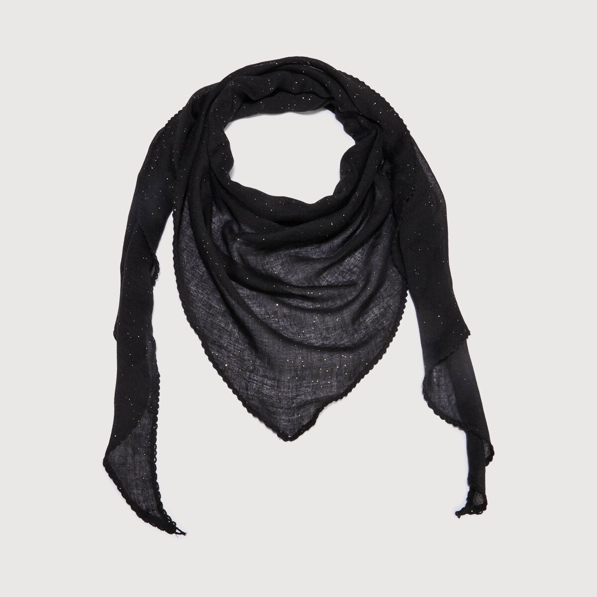 Foulard noir femme