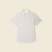 Chemise manches courtes blanc homme