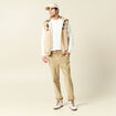 Pantalon jogger velours côtelé beige homme