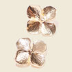 Boucles d'oreilles clous couleur or femme