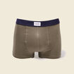 Lot 2 boxers taupe homme
