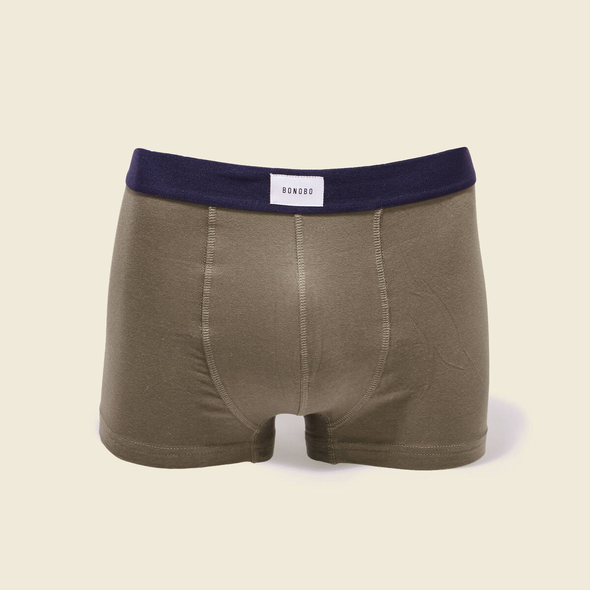 Lot 2 boxers taupe homme