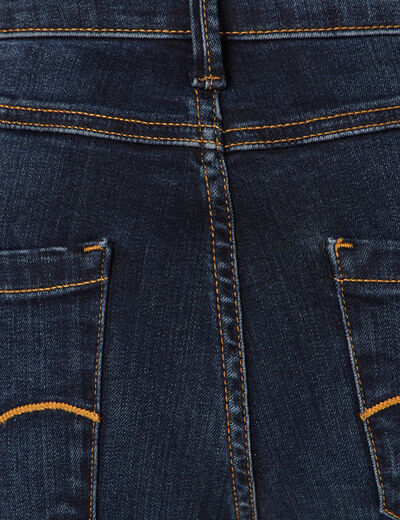 Jeans regular 7/8ème denim brut femme