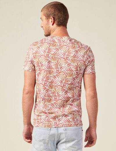 T-shirt manches courtes rose homme