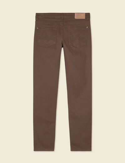 Jeans slim taupe homme