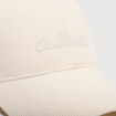 Casquette en velours de coton ecru homme