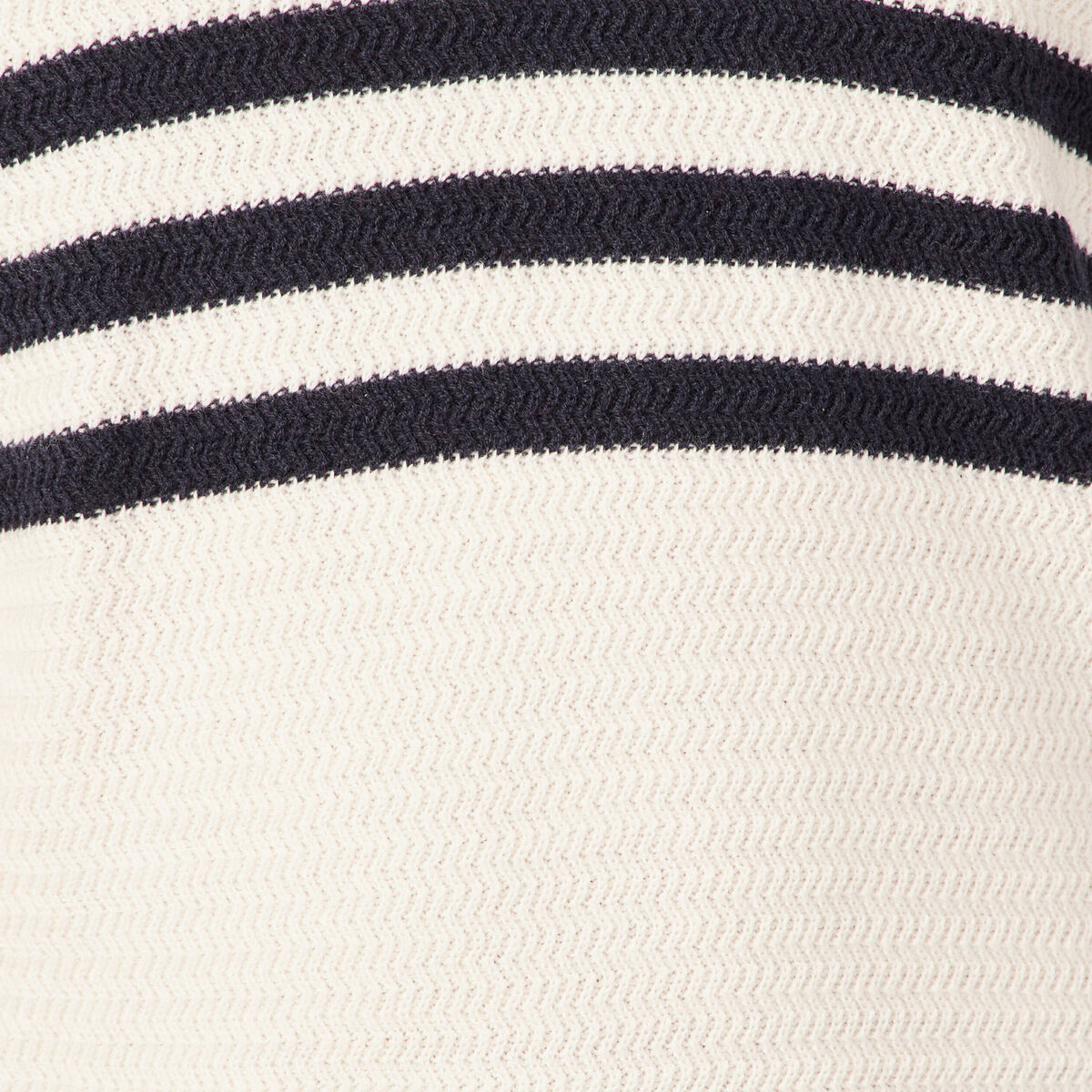 Pull col polo éco-responsable bleu marine femme