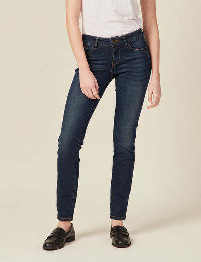 Jeans Camille - slim denim brut femme