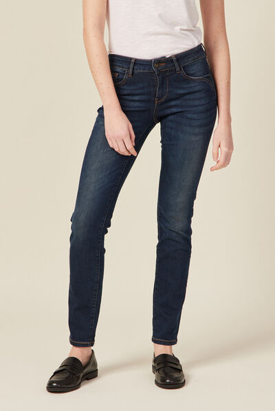 Jeans Camille - slim denim brut femme