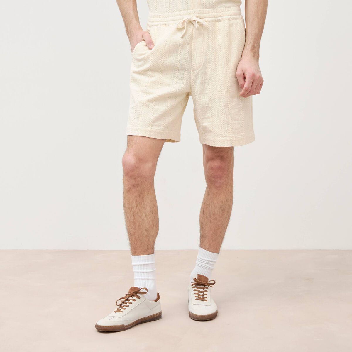 Bermuda ecru homme