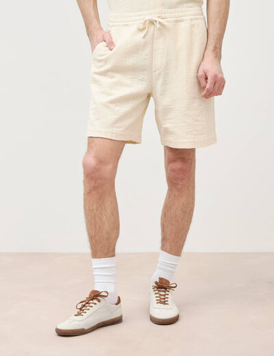 Bermuda ecru homme
