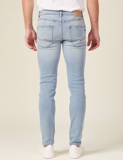 Jeans slim ultra stretch denim bleach homme