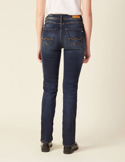 Jeans Demi - regular taille haute denim brut femme