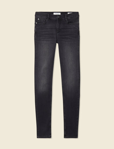 Jeans Marylin - skinny push up denim gris femme