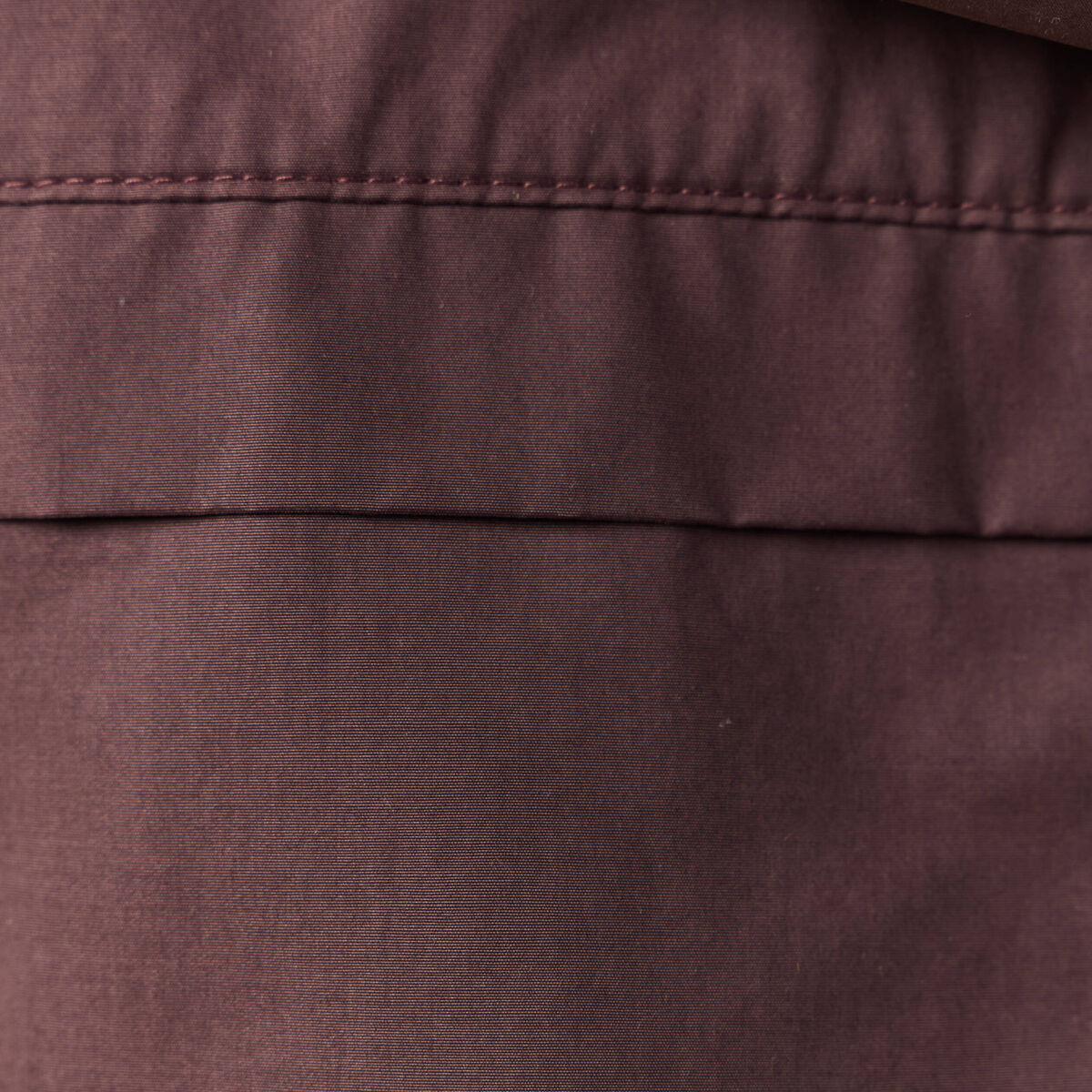 Parka longue à capuche marron foncé femme