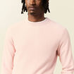 Pull éco-responsable rose clair homme