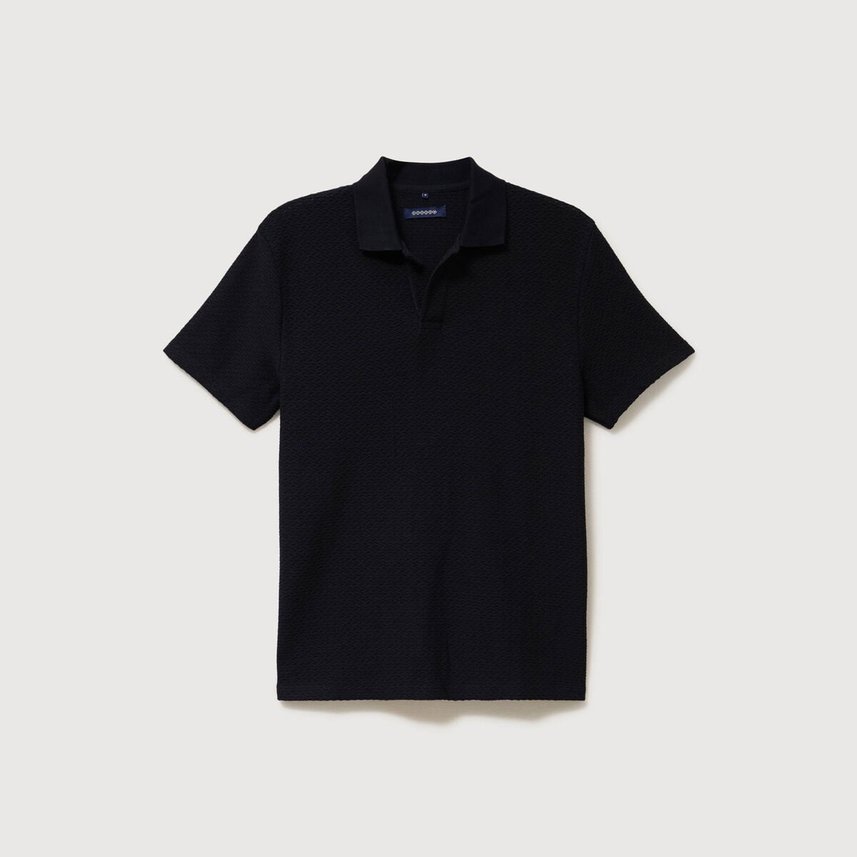 Polo manches courtes noir homme