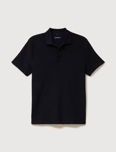 Polo manches courtes noir homme