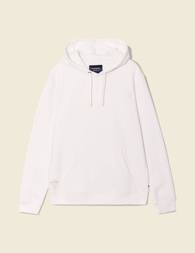 Sweat manches longues ecru homme
