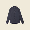 Chemise éco-responsable bleu marine homme