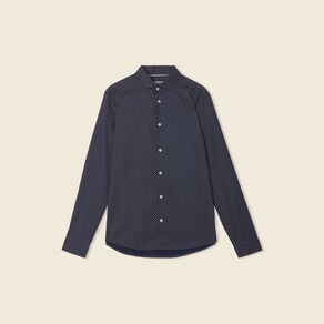 chemise eco responsable bleu marine homme Chemise éco-responsable bleu marine homme
