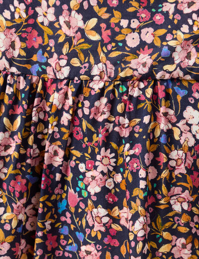Blouse manches longues bleu marine femme