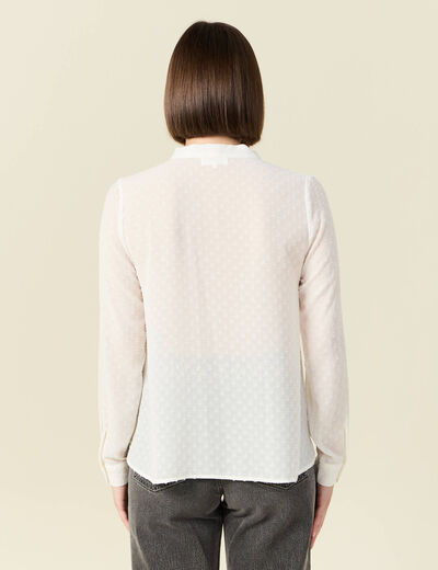 Chemise éco-responsable ecru femme